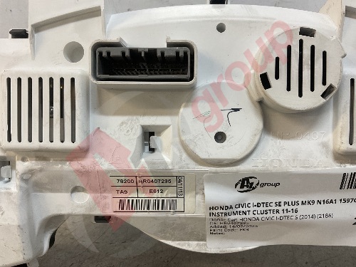HONDA CIVIC I-DTEC SE PLUS MK9 N16A1 1597CC MANUAL INSTRUMENT CLUSTER 11-16