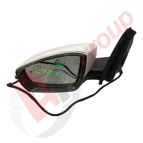 VW POLO MK5 6R 09-13 LEFT PASSENGER SIDE N/S WING DOOR MIRROR