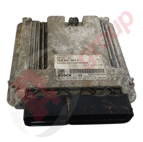 VOLKSWAGEN TOUAREG V6 SE TDI 07-08 ENGINE ECU BKS 2967CC AUTO