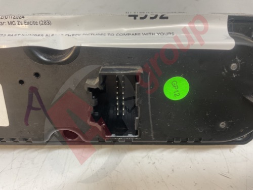 MG ZS EXCITE MK2 ZS11 2017-2020 HEATER CONTROLS