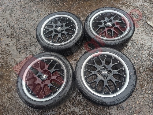 VW POLO GENIUNE BBS RS772 16" 2 PIECE ALLOY WHEELS WITH TYRES 4X100