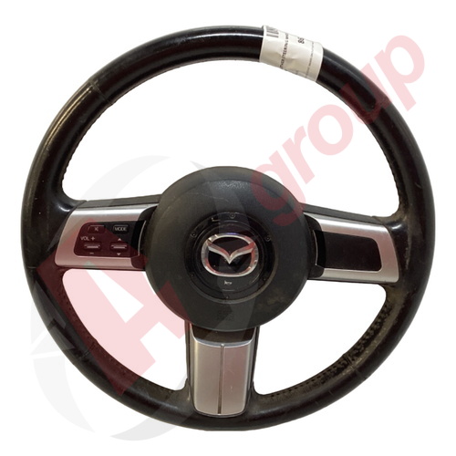 MAZDA MX5 MK3 NC LEATHER STEERING WHEEL WITH AIRBAG 2005-2009