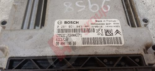 CITROEN C4 CACTUS BLUEHDI FLAIR 14-17 ENGINE ECU 1.6 BHY